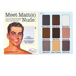 New! Meet Matt(e) Nude Matte Eyeshadow Palette